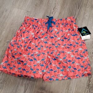 Kanu Surf Board Flamingo Shorts Size Small